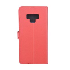 Samsung Galaxy Note9 Kartenhalter Rot Book-Case hul -Magnetverschluss - Kunststof;TPU