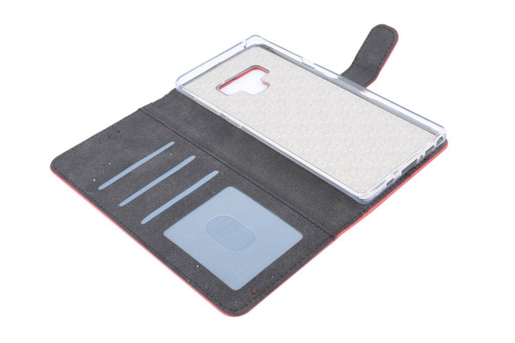 Rood hoesje Samsung Galaxy Note9 Book Case - Pasjeshouder - Magneetsluiting (N960F), foto 4 van 5