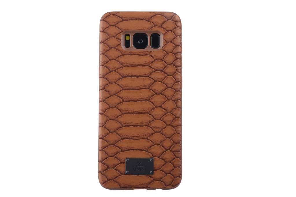 UNIQ Accessory UNIQ Accessory Galaxy S8 Kunstleer Hard Case Back cover - Bruin, foto 3 van 5