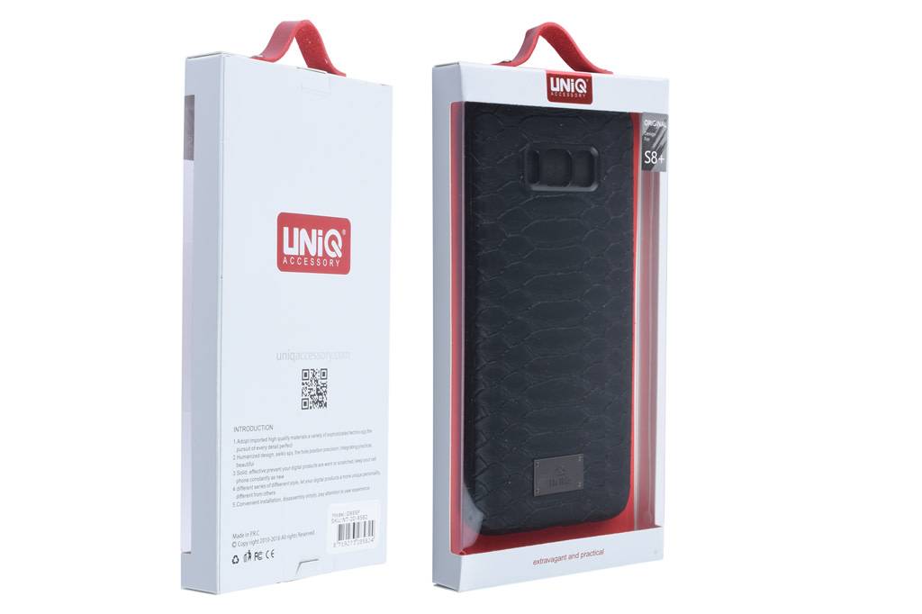 UNIQ Accessory UNIQ Accessory iPhone X Kunstleer Hard Case Back cover - Zwart, foto 5 van 5