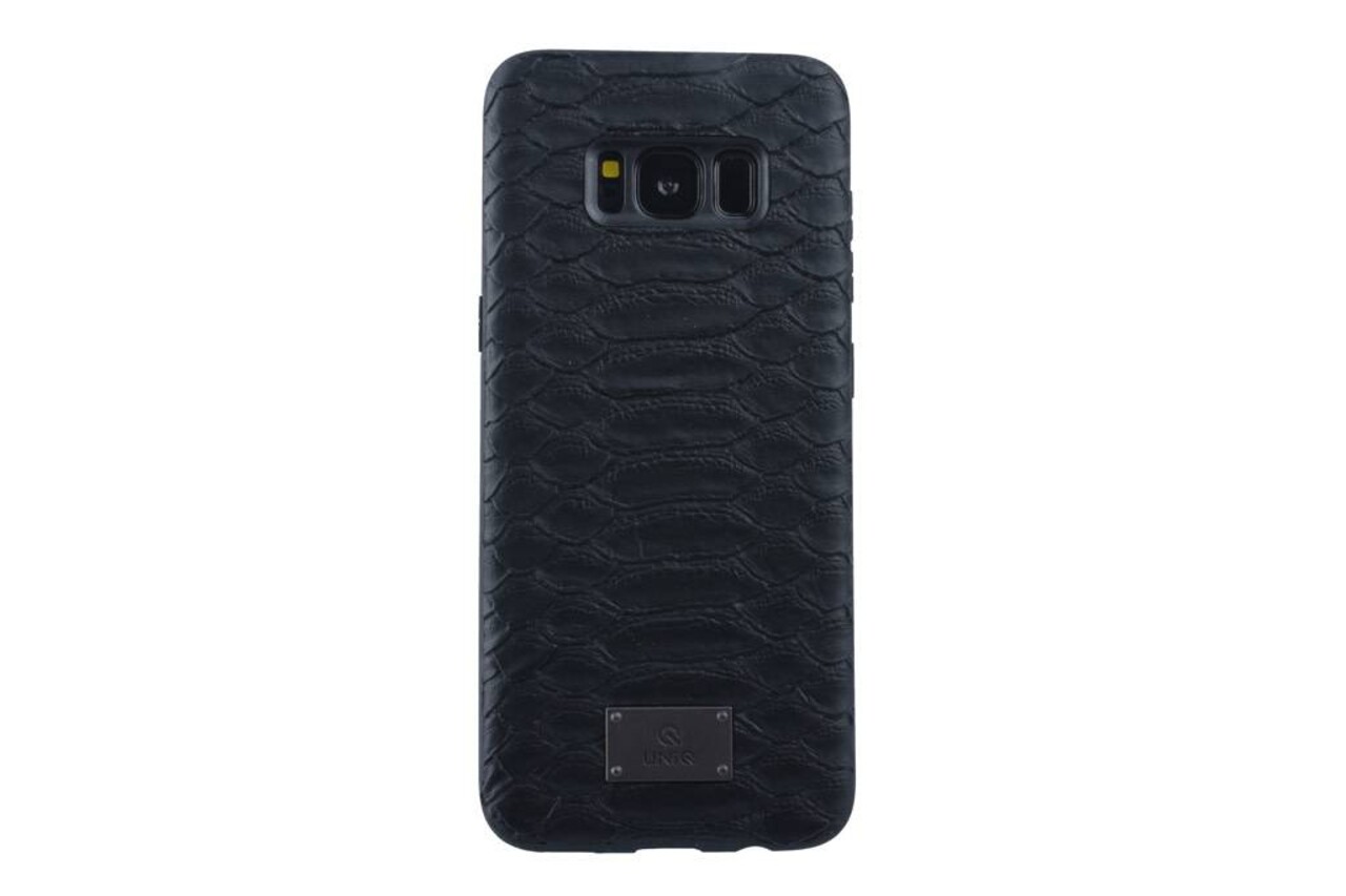 UNIQ Accessory UNIQ Accessory iPhone X Kunstleer Hard Case Back cover - Zwart UNIQ Accessory UNIQ Accessory iPhone X Kunstleer Hard Case Back cover - Zwart