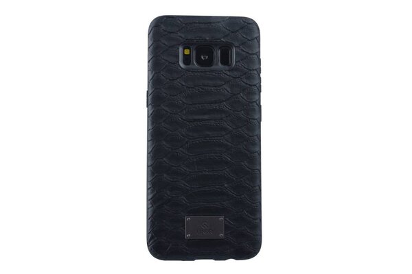 UNIQ Accessory UNIQ Accessory iPhone X Kunstleer Hard Case Back cover - Zwart UNIQ Accessory UNIQ Accessory iPhone X Kunstleer Hard Case Back cover - Zwart