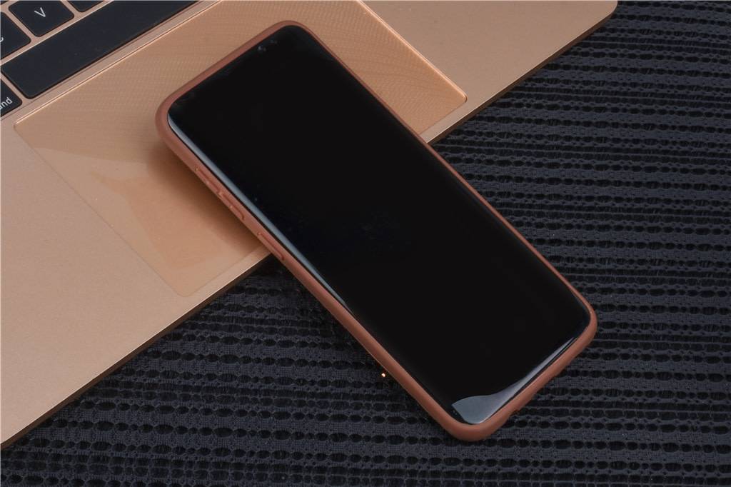 UNIQ Accessory UNIQ Accessory iPhone X-Xs Max Kunstleer Hard Case Back cover - Bruin, foto 2 van 5