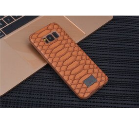 UNIQ Accessory UNIQ Accessory iPhone X-Xs Max Kunstleer Hard Case Back cover - Bruin UNIQ Accessory UNIQ Accessory iPhone X-Xs Max Kunstleer Hard Case Back cover - Bruin