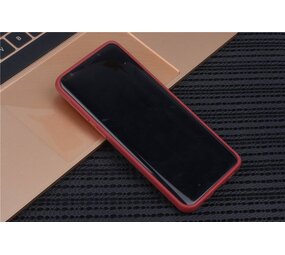 UNIQ Accessory UNIQ Accessory iPhone XR Back cover Kunstleer Hard Case - Rood UNIQ Accessory UNIQ Accessory iPhone XR Back cover Kunstleer Hard Case - Rood