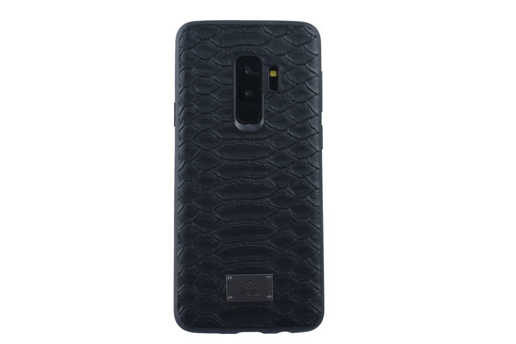 UNIQ Accessory UNIQ Accessory Galaxy S9 Plus Kunstleer Hard Case Back cover - Zwart, foto 4 van 5