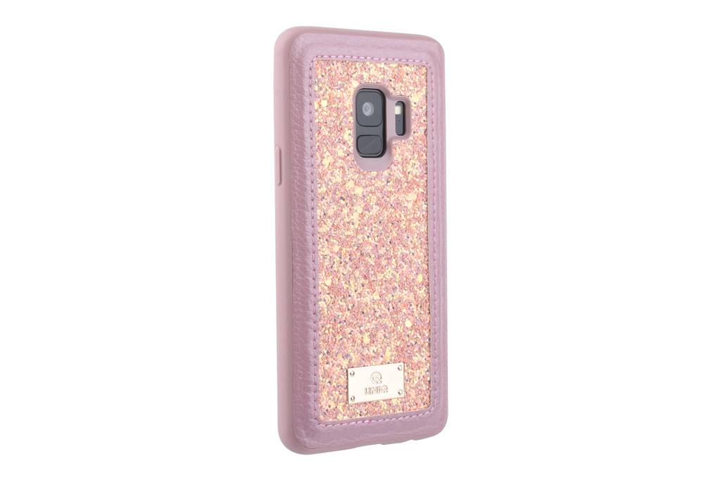 UNIQ Accessory UNIQ Accessory Galaxy S9 Hard Case Backcover glitter - Roze, foto 3 van 4