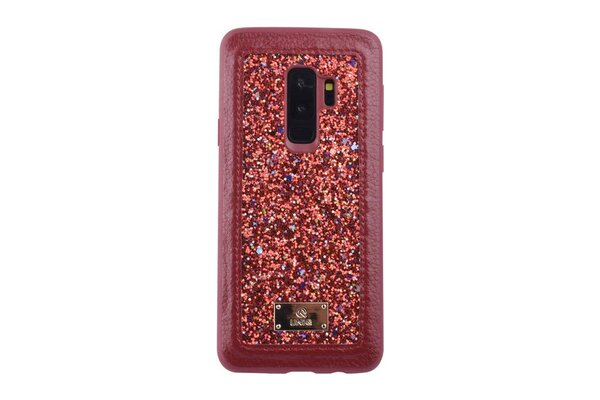 UNIQ Accessory UNIQ Accessory Galaxy S9 Plus Hard Case Backcover glitter - Rood UNIQ Accessory UNIQ Accessory Galaxy S9 Plus Hard Case Backcover glitter - Rood