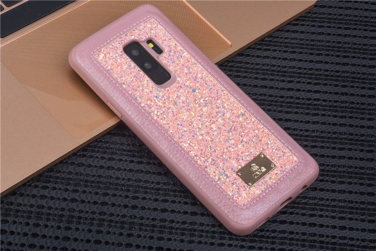 UNIQ Accessory UNIQ Accessory Galaxy S9 Plus Hard Case Backcover glitter - Roze UNIQ Accessory UNIQ Accessory Galaxy S9 Plus Hard Case Backcover glitter - Roze