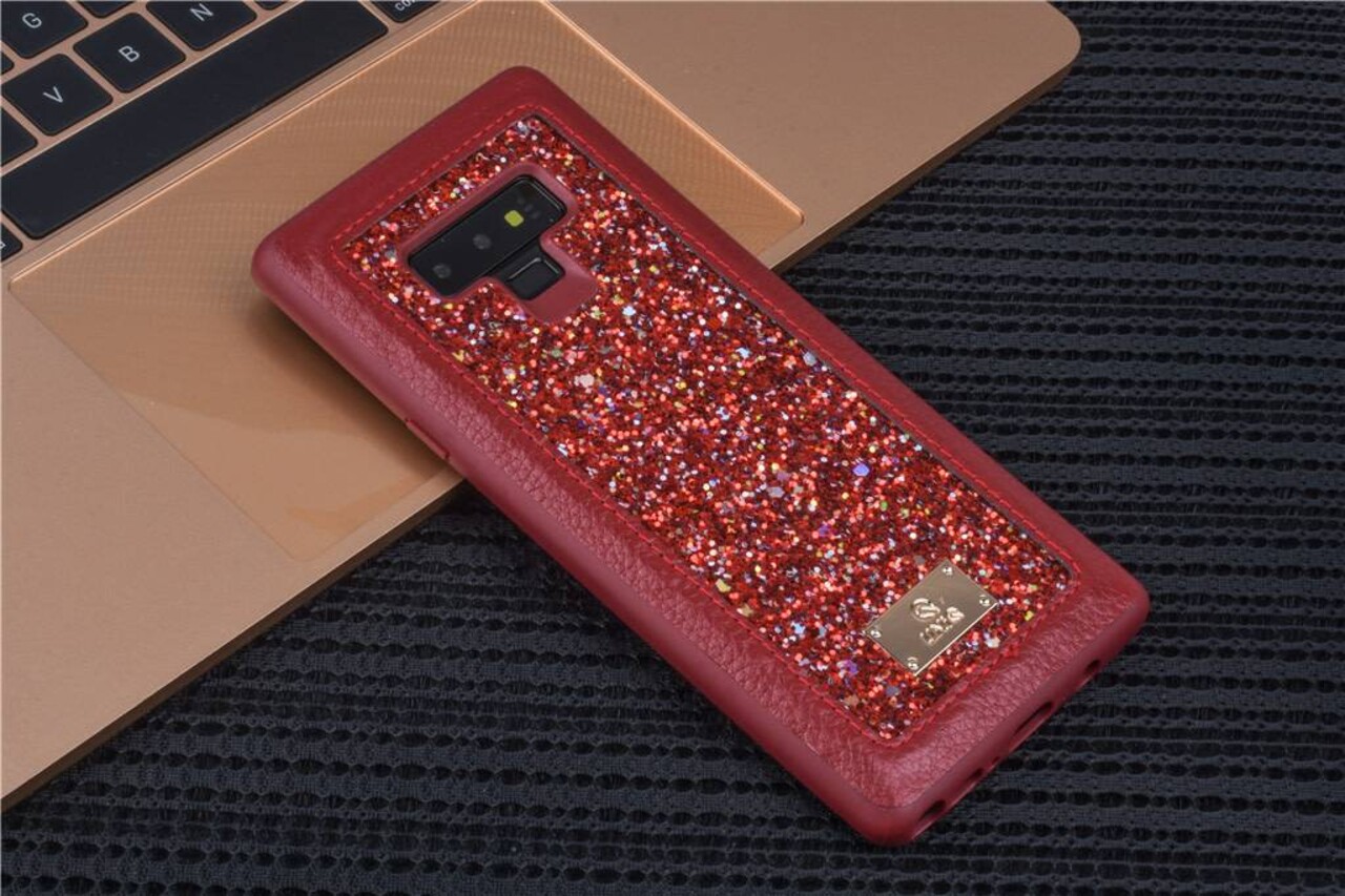 UNIQ Accessory UNIQ Accessory Galaxy Note 9 Hard Case Backcover glitter - Rood UNIQ Accessory UNIQ Accessory Galaxy Note 9 Hard Case Backcover glitter - Rood