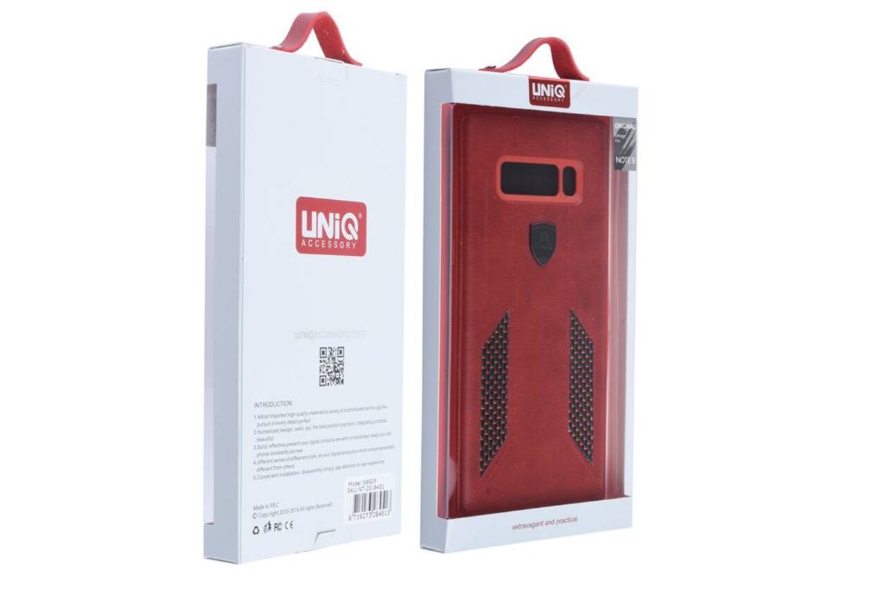 UNIQ Accessory Backcover for Galaxy Note 8 - Red (8719273284513) UNIQ Accessory Backcover for Galaxy Note 8 - Red (8719273284513)
