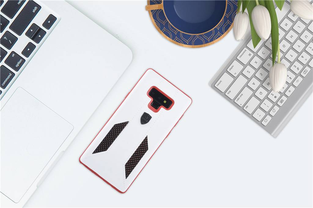 UNIQ Accessory UNIQ Accessory Galaxy Note 9 Kunstleer Hard Case Back cover - Wit, foto 5 van 6