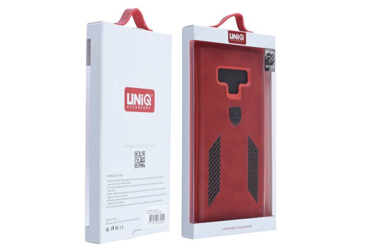 UNIQ Accessory Backcover for Galaxy Note 9 - Red (8719273284551) UNIQ Accessory Backcover for Galaxy Note 9 - Red (8719273284551)