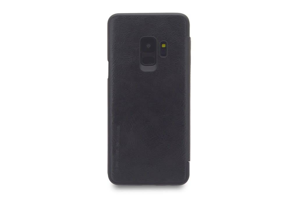 Zwart hoesje Samsung Galaxy S9 Plus Book Case - Pasjeshouder - Magneetsluiting (G965), foto 3 van 6