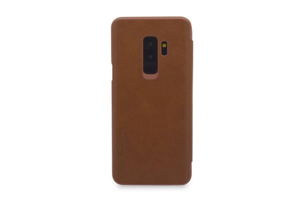 Samsung Galaxy S9+ Titulaire de la carte Marron Book type housse - Fermeture magnétique Samsung Galaxy S9+ Titulaire de la carte Marron Book type housse - Fermeture magnétique