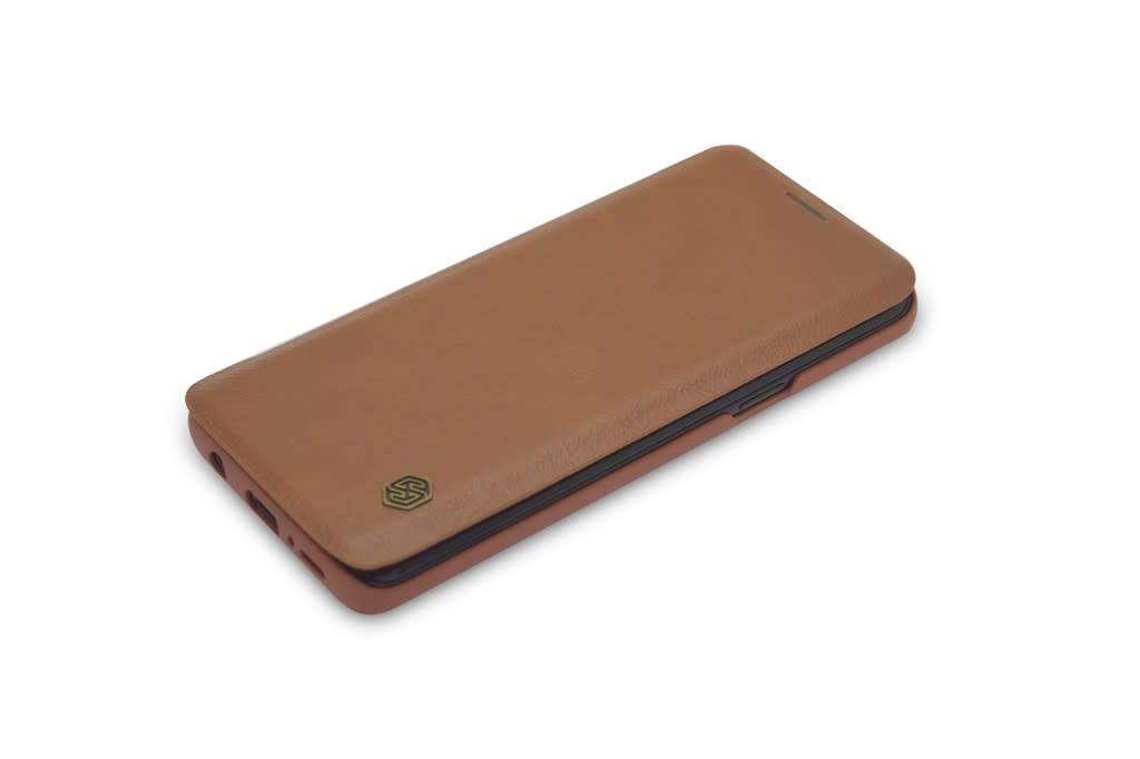 Bruin hoesje Samsung Galaxy S9 Plus Book Case - Pasjeshouder - Magneetsluiting (G965), foto 4 van 6