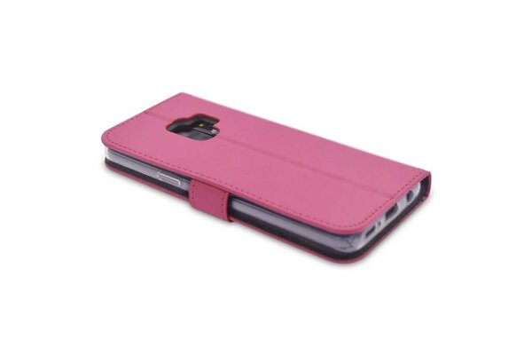Samsung Galaxy S9 Kartenhalter Pink Book-Case hul -Magnetverschluss - Kunststof;TPU Samsung Galaxy S9 Kartenhalter Pink Book-Case hul -Magnetverschluss - Kunststof;TPU