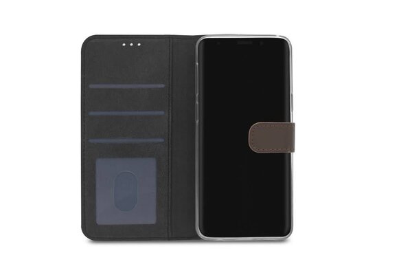Bruin hoesje voor Samsung Galaxy S9 Book Case - Pasjeshouder - Magneetsluiting (G960) Bruin hoesje voor Samsung Galaxy S9 Book Case - Pasjeshouder - Magneetsluiting (G960)