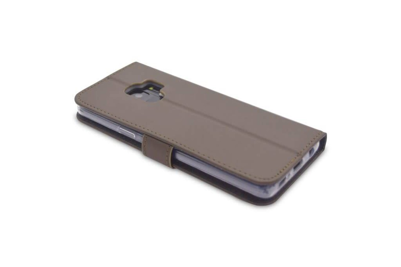 Samsung Galaxy S9 Kartenhalter Braun Book-Case hul -Magnetverschluss - Kunststof;TPU Samsung Galaxy S9 Kartenhalter Braun Book-Case hul -Magnetverschluss - Kunststof;TPU
