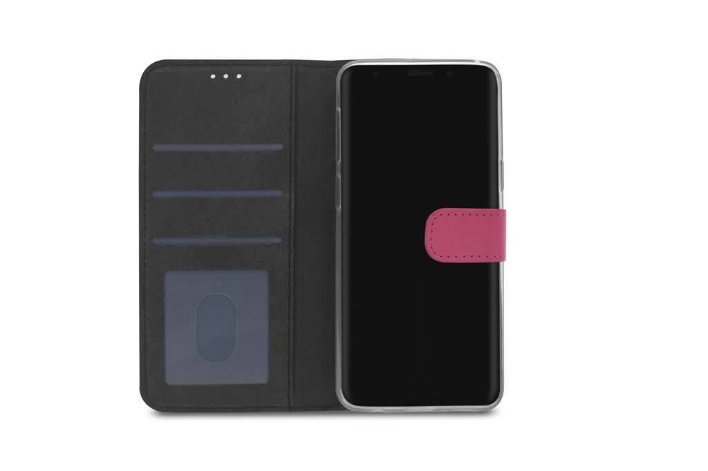Roze hoesje Samsung Galaxy S9 Plus Book Case - Pasjeshouder - Magneetsluiting (G965), foto 3 van 6