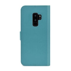 Samsung Galaxy S9+ Kartenhalter Blau Book-Case hul -Magnetverschluss - Kunststof;TPU