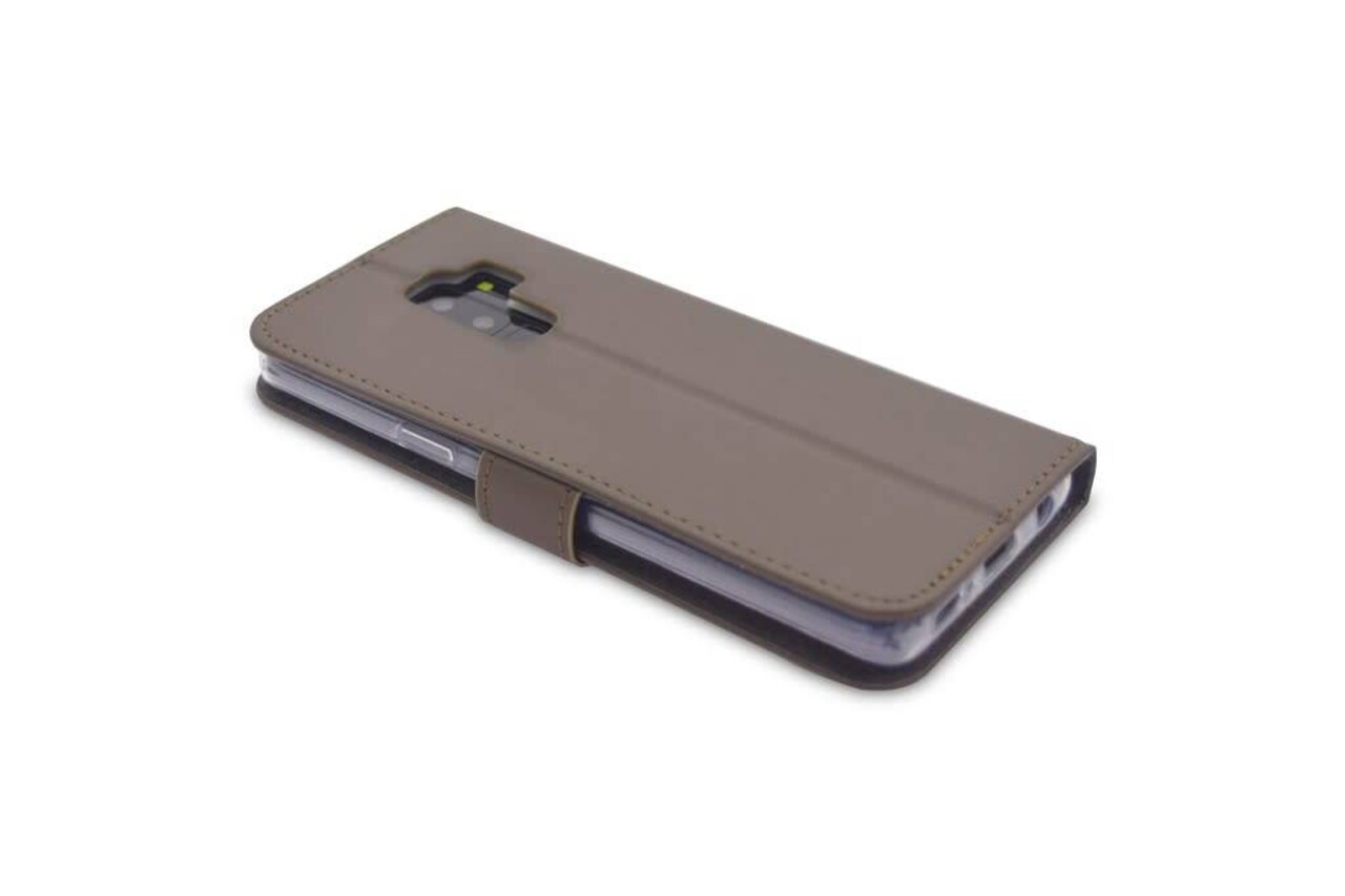 Samsung Galaxy S9+ Titulaire de la carte Marron Book type housse - Fermeture magnétique Samsung Galaxy S9+ Titulaire de la carte Marron Book type housse - Fermeture magnétique