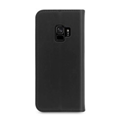 Samsung Galaxy S9 Kartenhalter Schwarz Book-Case hul -Magnetverschluss - Kunststof;TPU