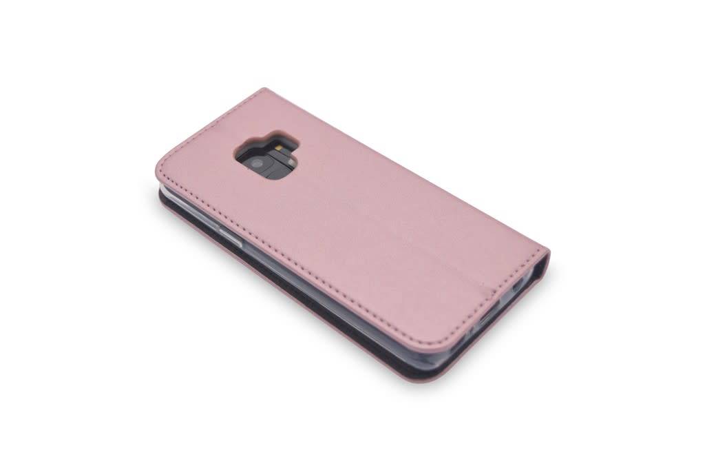 Roze hoesje voor de Samsung Galaxy S9 Book Case - Pasjeshouder - Magneetsluiting (G960), foto 5 van 6