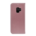 Samsung Galaxy S9 Kartenhalter Pink Book-Case hul -Magnetverschluss - Kunststof;TPU
