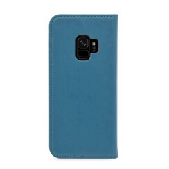 Samsung Galaxy S9 Kartenhalter Blau Book-Case hul -Magnetverschluss - Kunststof;TPU