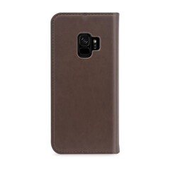 Samsung Galaxy S9 Kartenhalter Braun Book-Case hul -Magnetverschluss - Kunststof;TPU