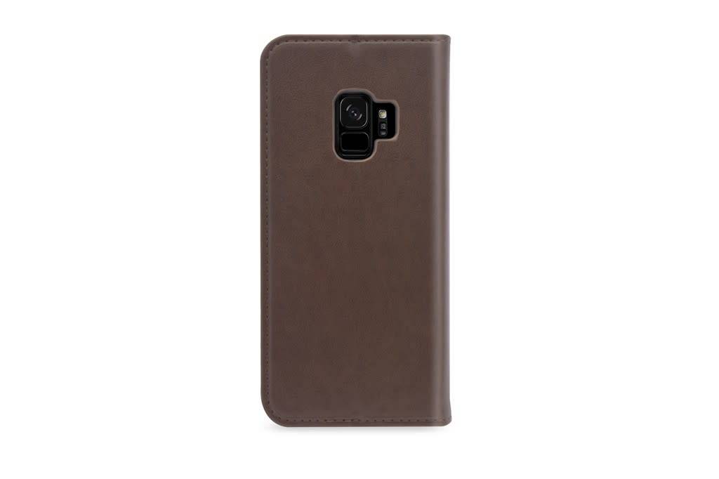 Bruin hoesje voor de Samsung Galaxy S9 Book Case - Pasjeshouder - Magneetsluiting (G960)