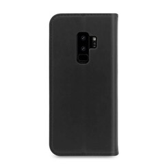 Samsung Galaxy S9+ Kartenhalter Schwarz Book-Case hul -Magnetverschluss - Kunststof;TPU