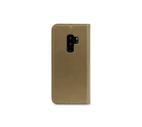 Samsung Galaxy S9+ Kartenhalter Gold Book-Case hul -Magnetverschluss - Kunststof;TPU Samsung Galaxy S9+ Kartenhalter Gold Book-Case hul -Magnetverschluss - Kunststof;TPU