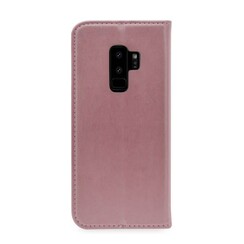 Samsung Galaxy S9+ Kartenhalter Pink Book-Case hul -Magnetverschluss - Kunststof;TPU