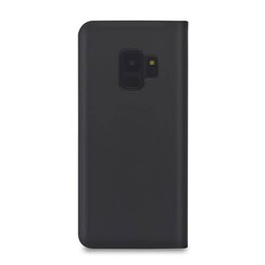 Samsung Galaxy S9 Kartenhalter Schwarz Book-Case hul -Magnetverschluss - Kunststof;TPU