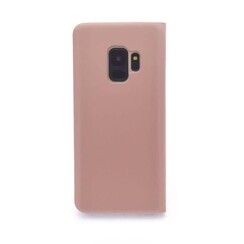 Samsung Galaxy S9 Kartenhalter Pink Book-Case hul -Magnetverschluss - Kunststof;TPU