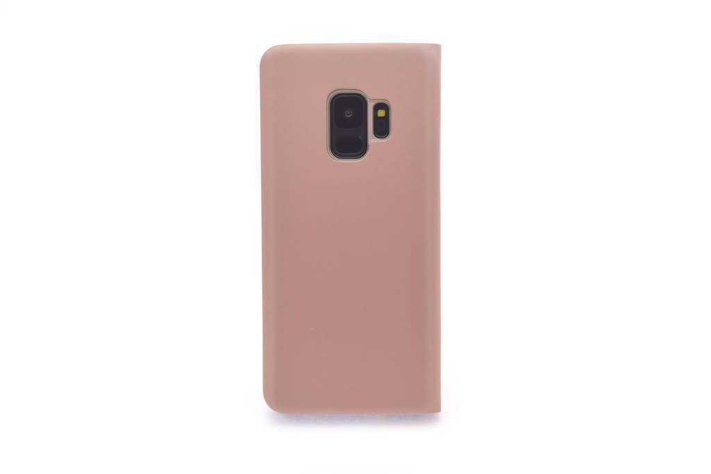 Roze hoesje Galaxy S9 Book Case - Pasjeshouder - Magneetsluiting (G960)
