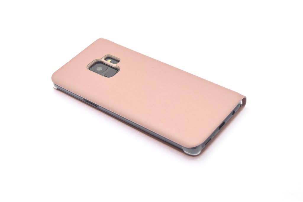 Roze hoesje Galaxy S9 Book Case - Pasjeshouder - Magneetsluiting (G960), foto 3 van 6