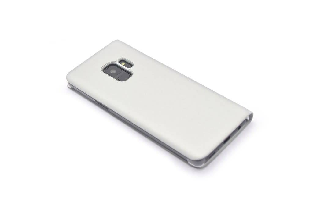Zilver hoesje voor Samsung Galaxy S9 Book Case - Pasjeshouder - Magneetsluiting (G960), foto 4 van 6