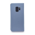 Samsung Galaxy S9 Titulaire de la carte Bleu Book type housse - Fermeture magnétique