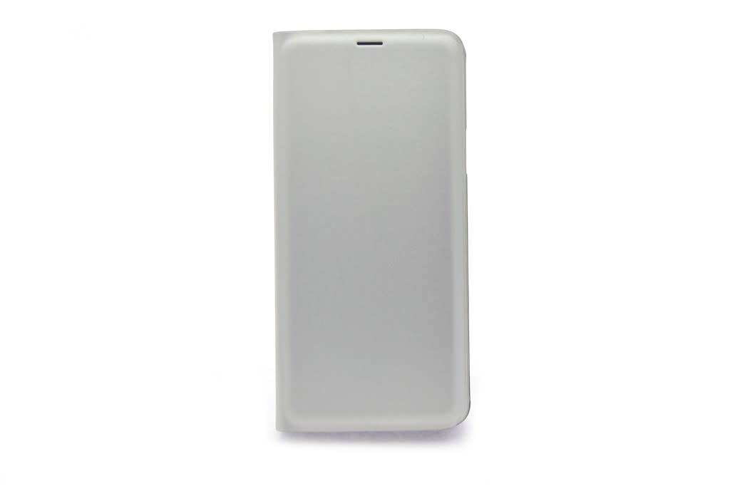 Samsung Galaxy S9+ Pasjeshouder Zilver Booktype hoesje - Magneetsluiting - Kunststof;TPU, foto 2 van 6