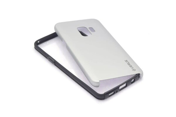 Silicone case 360 for Galaxy S9  - Silver (8719273267967)