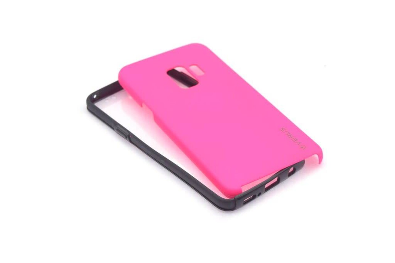 Silicone case 360 for Galaxy S9  - Hot Pink (8719273267974)