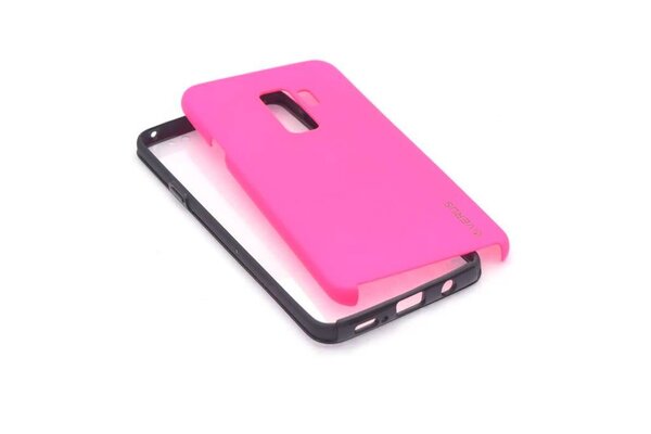 Silicone case 360 for Galaxy S9 Plus - Hot Pink (8719273268025)