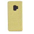 Goud hoesje Galaxy S9 Book Case - Pasjeshouder - Magneetsluiting (G960)