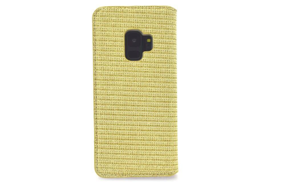 Goud hoesje Galaxy S9 Book Case - Pasjeshouder - Magneetsluiting (G960), foto 4 van 6