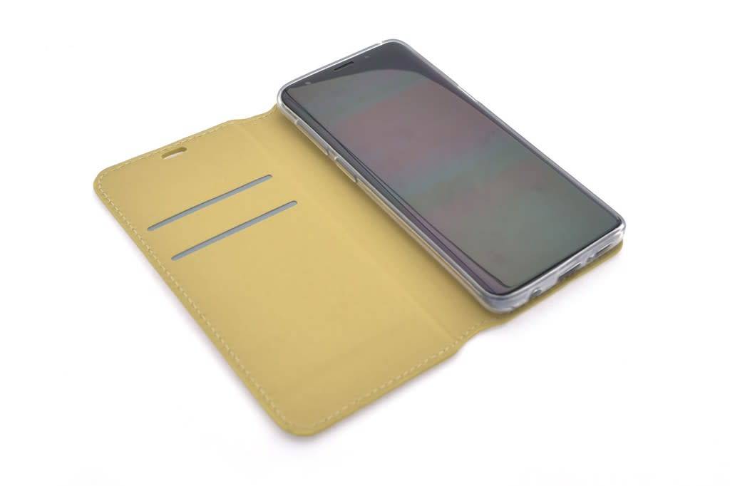Goud hoesje Galaxy S9 Book Case - Pasjeshouder - Magneetsluiting (G960), foto 6 van 6