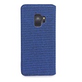 Samsung Galaxy S9 Card holder Blue Book type case for Galaxy S9 Magnetic closure
