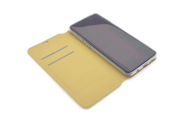 Goud hoesje voor de Samsung Galaxy S9 Plus Book Case - Pasjeshouder - Magneetsluiting (G965) Goud hoesje voor de Samsung Galaxy S9 Plus Book Case - Pasjeshouder - Magneetsluiting (G965)